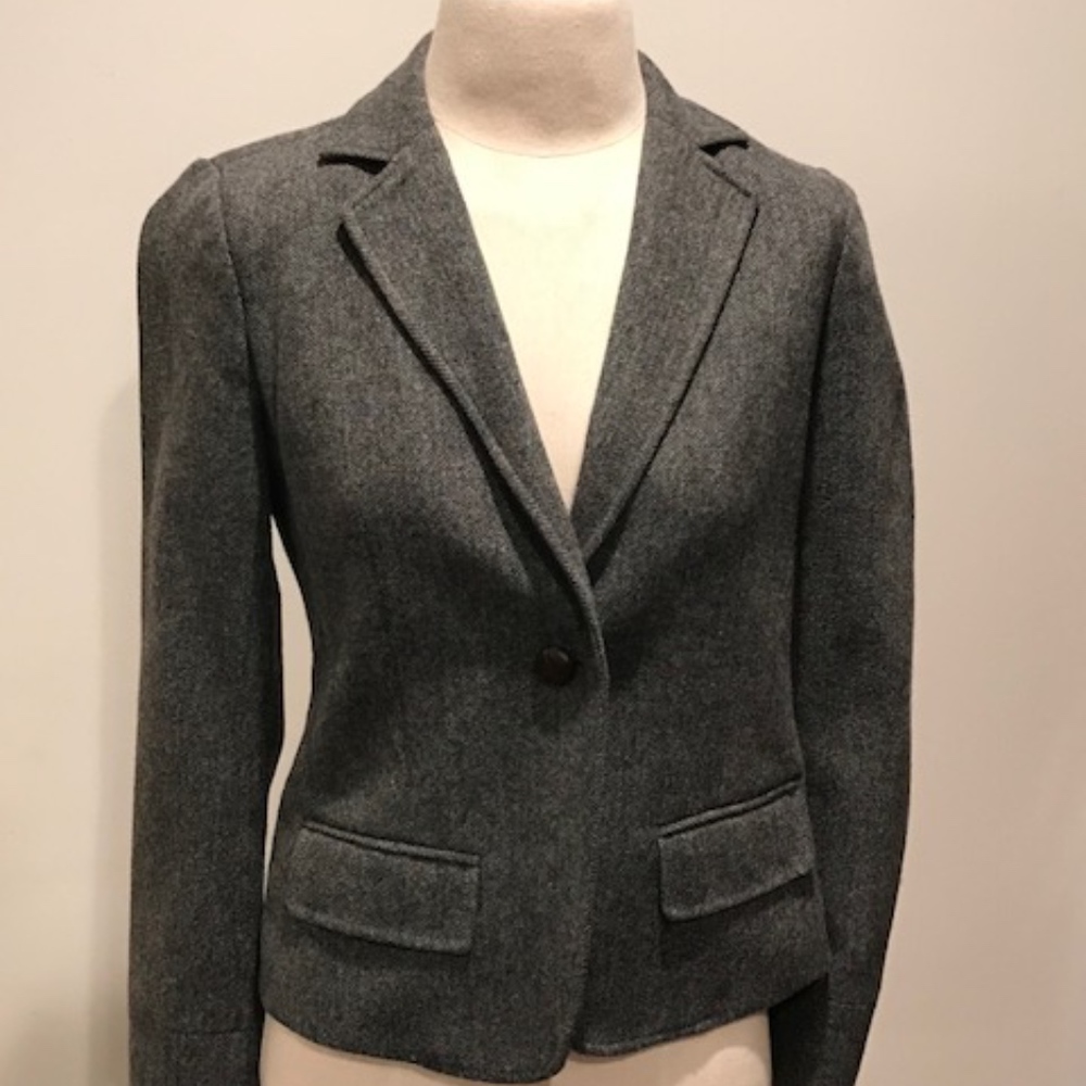 J.Crew Factory Women's Wool Herringbone Blazer